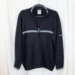 Adidas RARE Full Zip Knit Womens Golf Sweater Pristine Condition!!!
